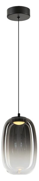 Závěsné svítidlo Vaso, 1x grafitové skleněné stínítko, (fi 13cm), b