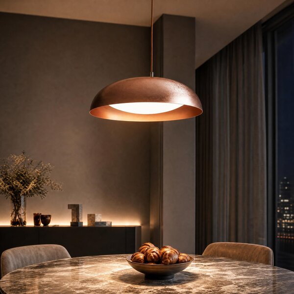 VK Light Enya LED závěsné svítidlo Hnědá