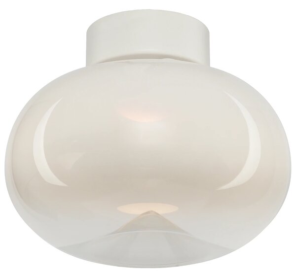 Stropní svítidlo Vaso, 1x bílé skleněné stínítko, w