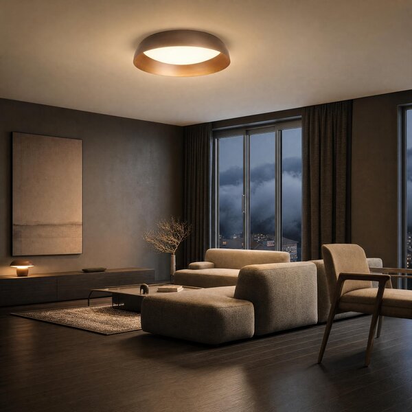VK Light Enya LED stropní svítidlo Hnědá