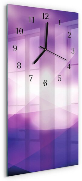 Skleněné hodiny vertikální Vzor zsppc-30x60-00173837