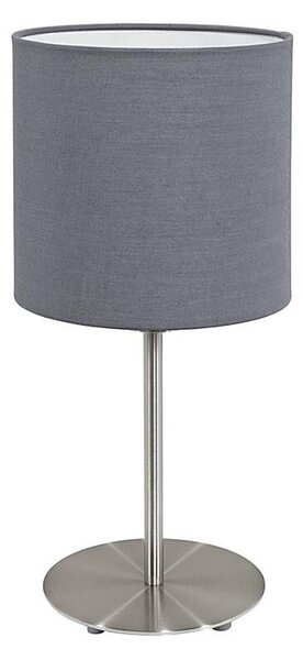 Eglo 55215 - Stolní lampa PASTERI 1xE14/40W/230V šedá