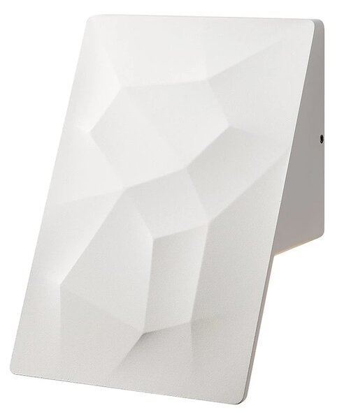 Exteriérové ​​nástěnné LED svítidlo Cracks, 1x LED 10w, bílé