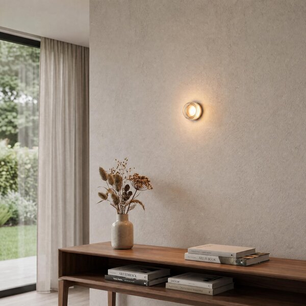 VK Light Glace LED nástěnné svítidlo Jantarová
