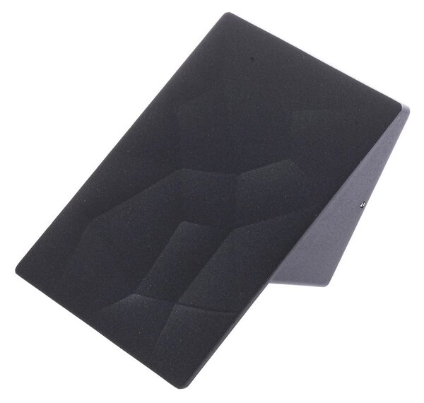 Exteriérové ​​nástěnné LED svítidlo Cracks, 1x LED 10w, tmavě šedá