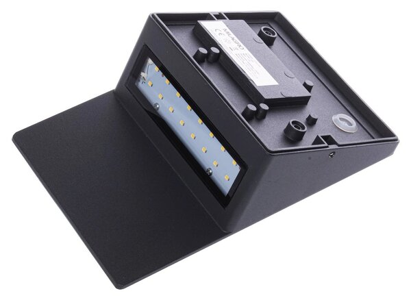 Exteriérové ​​nástěnné LED svítidlo Cracks, 1x LED 10w, tmavě šedá