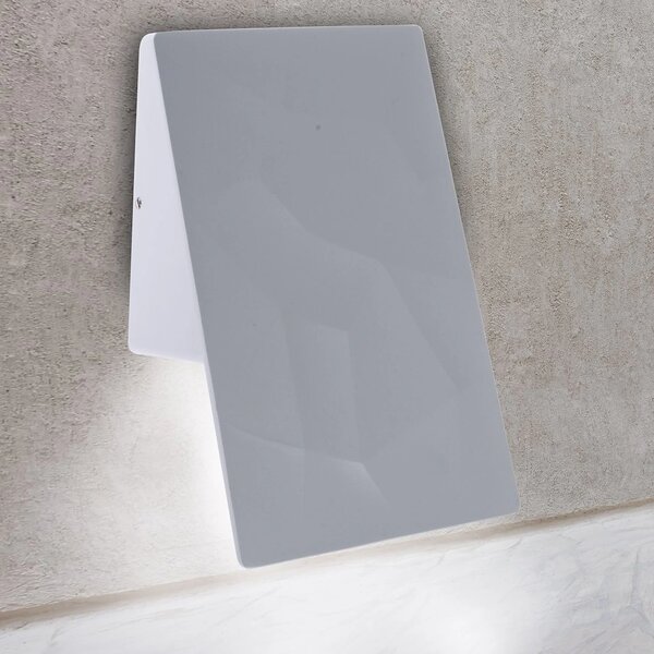 Exteriérové ​​nástěnné LED svítidlo Cracks, 1x LED 10w, bílé