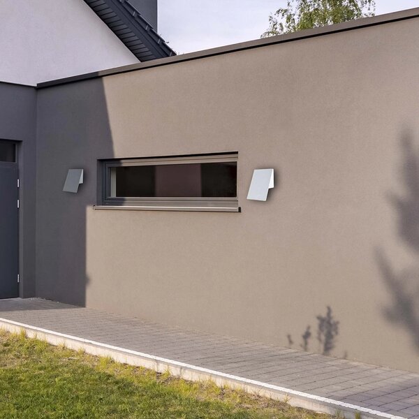 Exteriérové ​​nástěnné LED svítidlo Cracks, 1x LED 10w, bílé