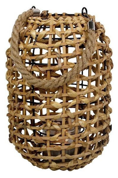 Lucerna z vodního hyacintu Valentina - 11*30*34cm - Mars & More