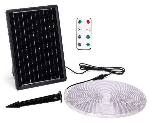 Aigostar - LED Stmívatelný solární pásek LED/10W/3,2V 10 m 2700K IP65 + DO