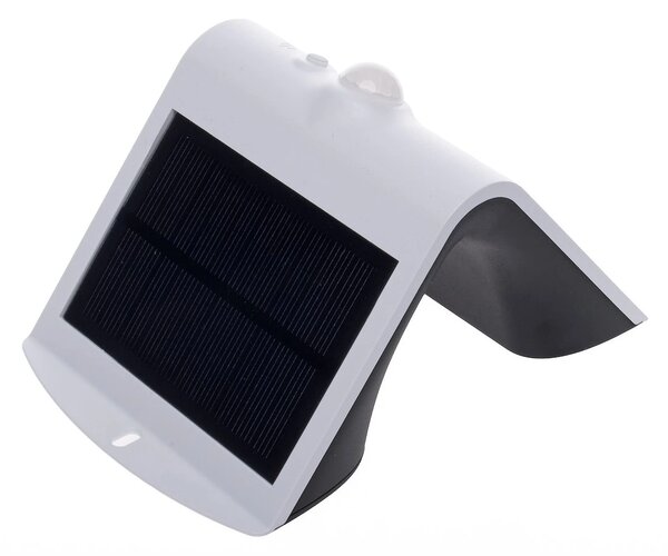 Exteriérové ​​solární nástěnné LED svítidlo Butterfly, 1x LED 1,5w, bílá, pohybový senzor