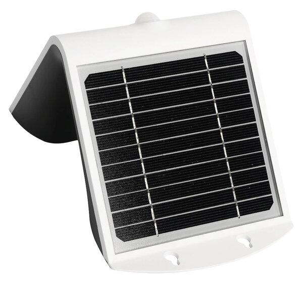 Exteriérové ​​solární nástěnné LED svítidlo Butterfly, 1x LED 3,2w, bílá, pohybový senzor