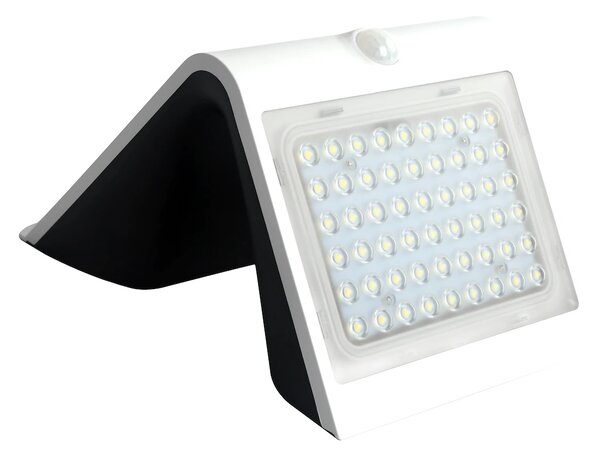 Exteriérové ​​solární nástěnné LED svítidlo Butterfly, 1x LED 3,2w, bílá, pohybový senzor