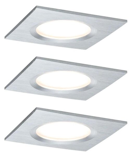 Paulmann 93895 - SADA 3xLED/6W IP44 Stmívatelné podhledové svítidlo NOVA 230V