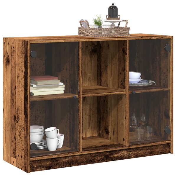 Příborník old wood 102 x 37 x 75,5 cm kompozitní dřevo 3318724