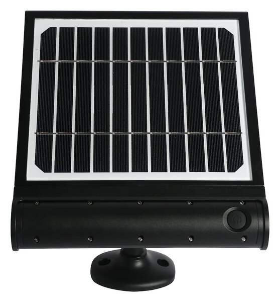 Exteriérové ​​solární LED svítidlo Talent, 4x LED 8w, černá, pohybový senzor