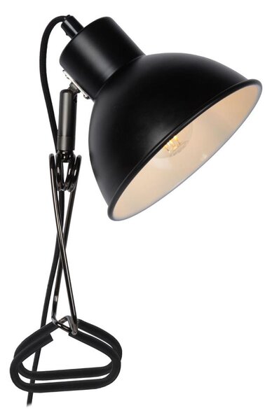 Lucide 45987/01/30 - Lampa s klipem MOYS 1xE27/40W/230V černá