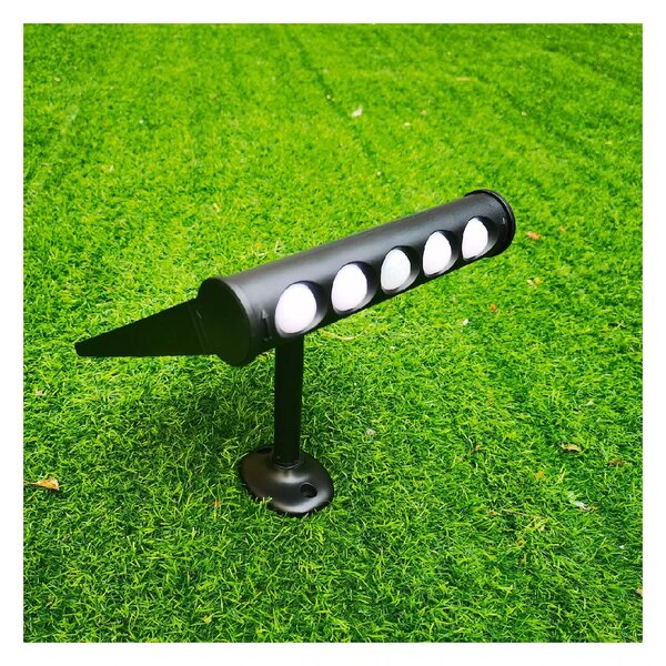 Exteriérové ​​solární LED svítidlo Talent, 4x LED 8w, černá, pohybový senzor