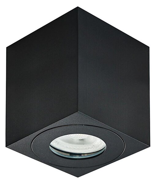 Emithor 48623 - Koupelnové bodové svítidlo ALUX 1xGU10/35W/230V IP44 černá