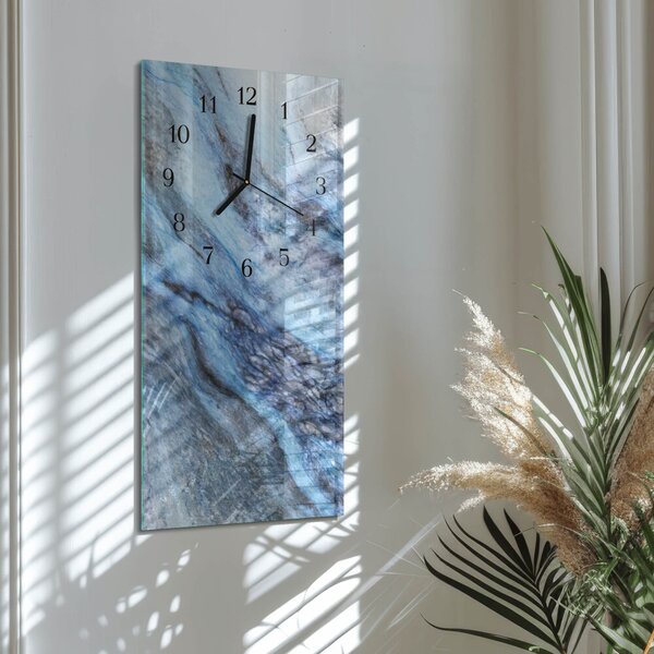 Skleněné hodiny vertikální Kámen zsppc-30x60-00181518