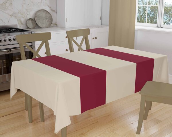 Orbytex Ubrusová štola v metráži š. 35cm - BA12 - vínová satin hladký