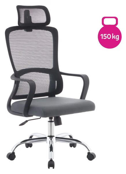 Ergonomická kancelářská židle SHIFT - černá síťovina / nosnost 150 kg