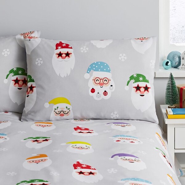 Povlečení na dvoulůžko/prodloužené 230x220 cm Santa Spec-Tacular – Catherine Lansfield