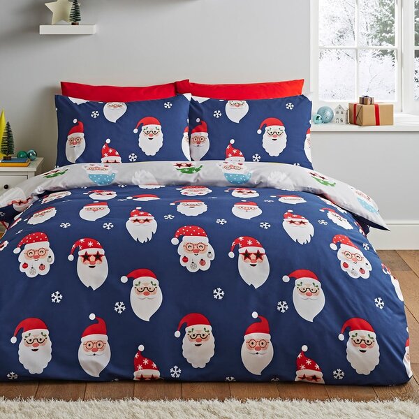 Povlečení na dvoulůžko/prodloužené 230x220 cm Santa Spec-Tacular – Catherine Lansfield