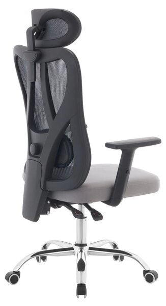 Ergonomická kancelářská židle EVOLVE - šedá síťovina / nosnost 150 kg
