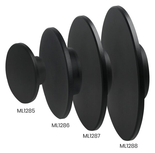 Exteriérové ​​nástěnné LED svítidlo Disk, 1x LED 18w, CCT, černá