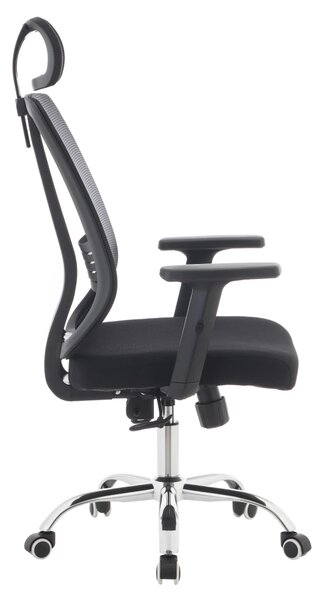Ergonomická kancelářská židle APEX - černá síťovina / nosnost 150 kg