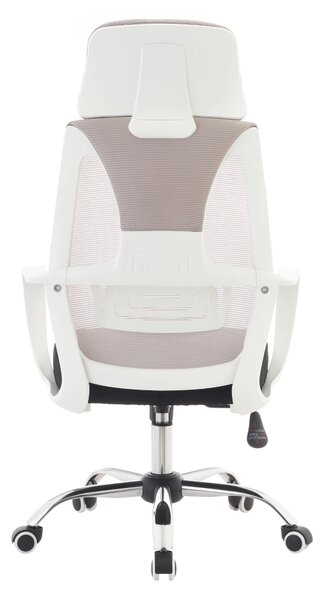 Ergonomická kancelářská židle PULSE - šedá síťovina / černá látka