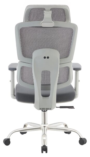 Ergonomická kancelářská židle DYNAMIC - šedá síťovina / nosnost 150 kg