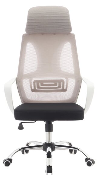 Ergonomická kancelářská židle PULSE - šedá síťovina / černá látka