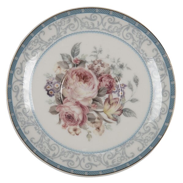 Porcelánový Tea for one Peony Rosé - 16*10*14 cm / 400 ml / 250 ml - Clayre & Eef