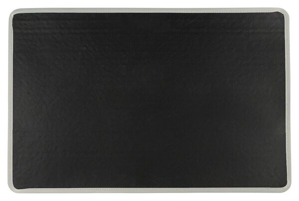 Černá rohožka s květy Flower black - 75*50*1cm