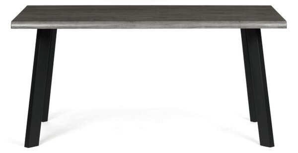 Jídelní stůl HT-F4516 GREY šedý dub / černé nohy