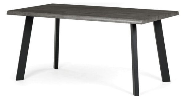 Jídelní stůl HT-F4516 GREY šedý dub / černé nohy
