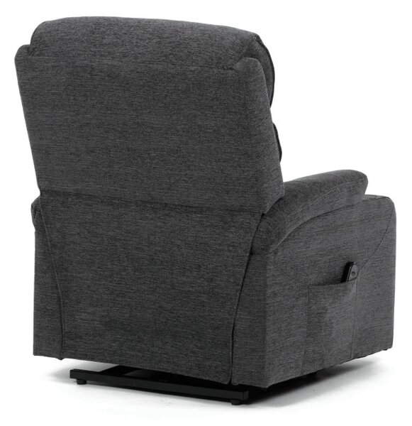 Polohovací křeslo šedé, elektrické TV-S8348 GREY2