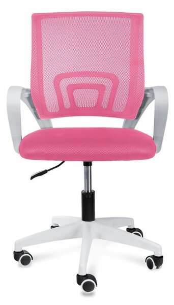 Kancelářská židle SMART růžová / bílá