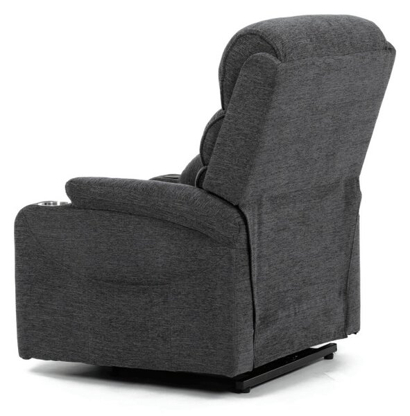 Polohovací křeslo šedé, elektrické TV-S8348 GREY2
