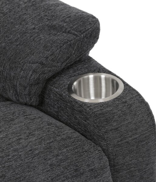 Polohovací křeslo šedé, elektrické TV-S8348 GREY2