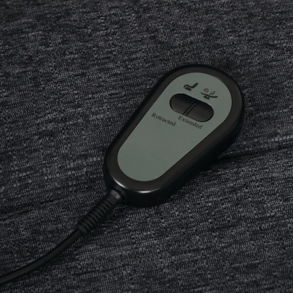 Polohovací křeslo šedé, elektrické TV-S8348 GREY2