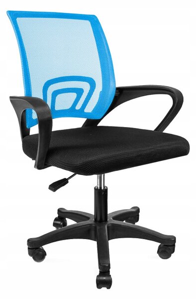 Kancelářská židle SMART světle modrá / černá