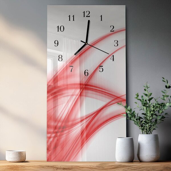 Skleněné hodiny vertikální Abstraktní umění zsppc-30x60-00170693