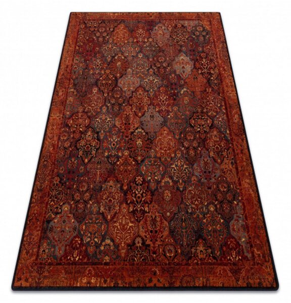 Vlněný kusový koberec Kain rubínový 200x300cm