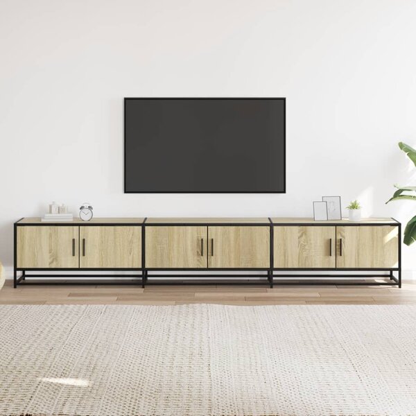 TV skříňka dub sonoma 240 x 35 x 41 cm kompozitní dřevo 3300796