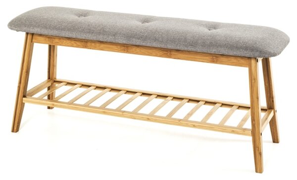 Botníková lavice MACEDO bambus, šířka 100 cm