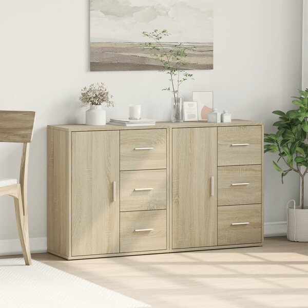Příborníky 2 ks dub sonoma 60 x 31 x 70 cm kompozitní dřevo 3276555