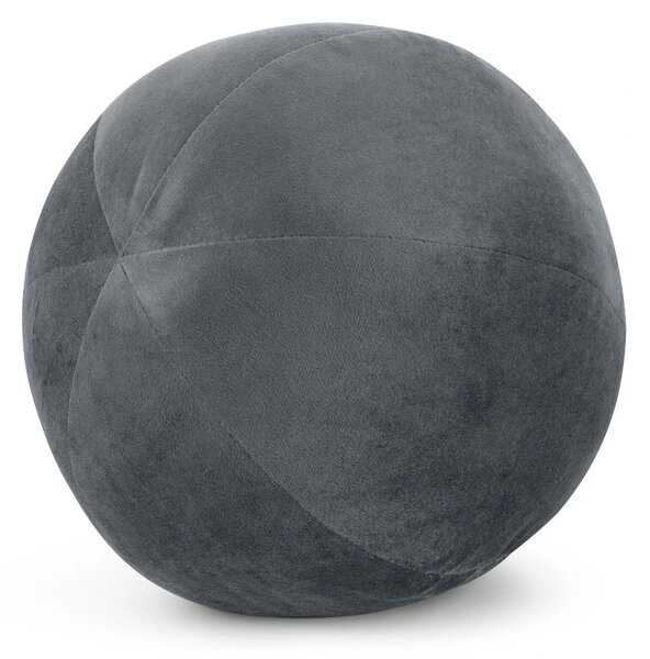DEKORAČNÍ POLŠTÁŘ GAJA4 (FI) 24 CM ŠEDÁ